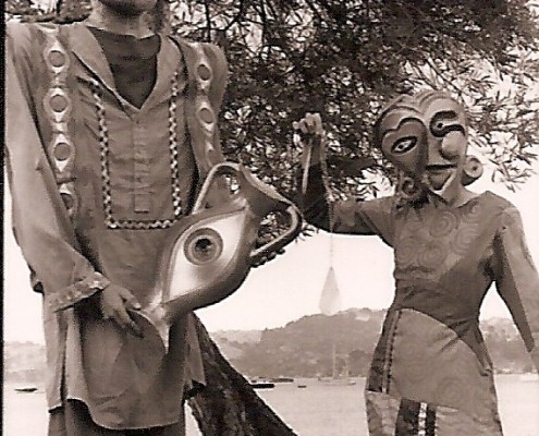 A photograph from the Antenna Theater production On Sight in Sausalito.