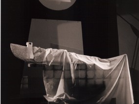 A photograph from the Antenna Theater production the Antenna Theater tour of Russia.