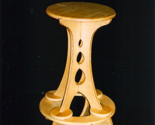 A photograph from the Antenna Theater production Slotology.