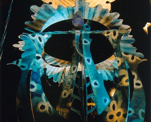A photograph from the Antenna Theater production Transforming Art.
