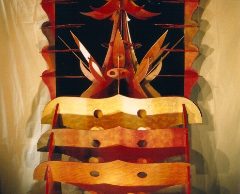 A photograph from the Antenna Theater production Transforming Art.