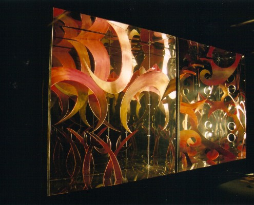 A photograph from the Antenna Theater production Transforming Art.