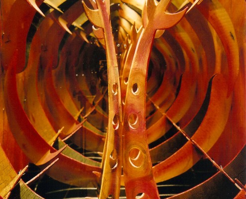 A photograph from the Antenna Theater production Transforming Art.