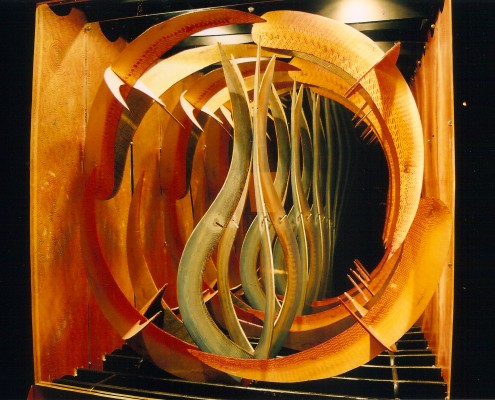 A photograph from the Antenna Theater production Transforming Art.