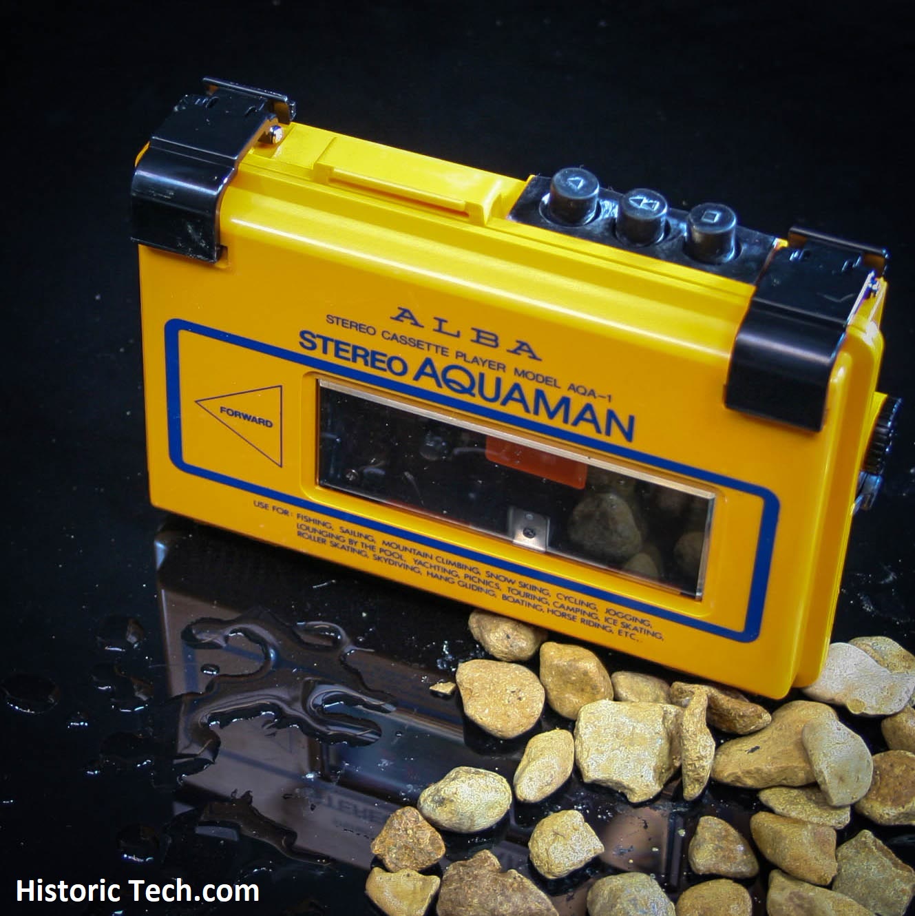 An Alba Aquaman personal stereo cassette player from the 1980s