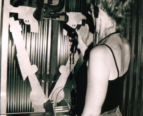 Scene from Antenna Theater's Artery in San Diego, a 17-room Walkman maze for one audient