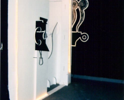 Archive photograph from the 2000 San Diego staging of Antenna Theater's Artery