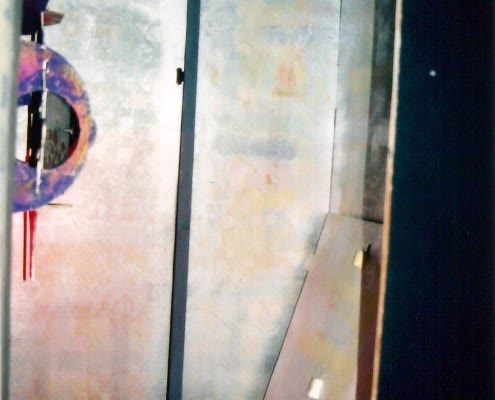 Archive photograph from the San Diego staging of Antenna Theater's Walkman maze Artery