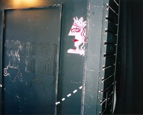 Archive photograph from the San Diego staging of Antenna Theater's walk-through maze Artery