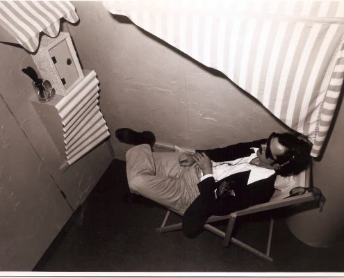 Archive photograph from Artery, Antenna Theater's Walkman walk-through maze
