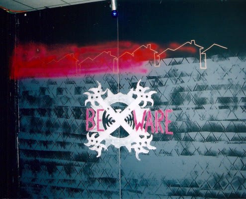 Archive production photograph from the 2000 San Diego staging of Artery at Belmont Park