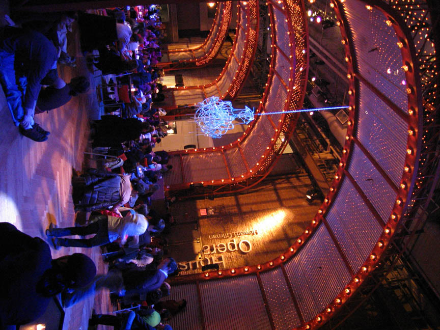 Interior of BAMcafe inside the Brooklyn Academy of Music