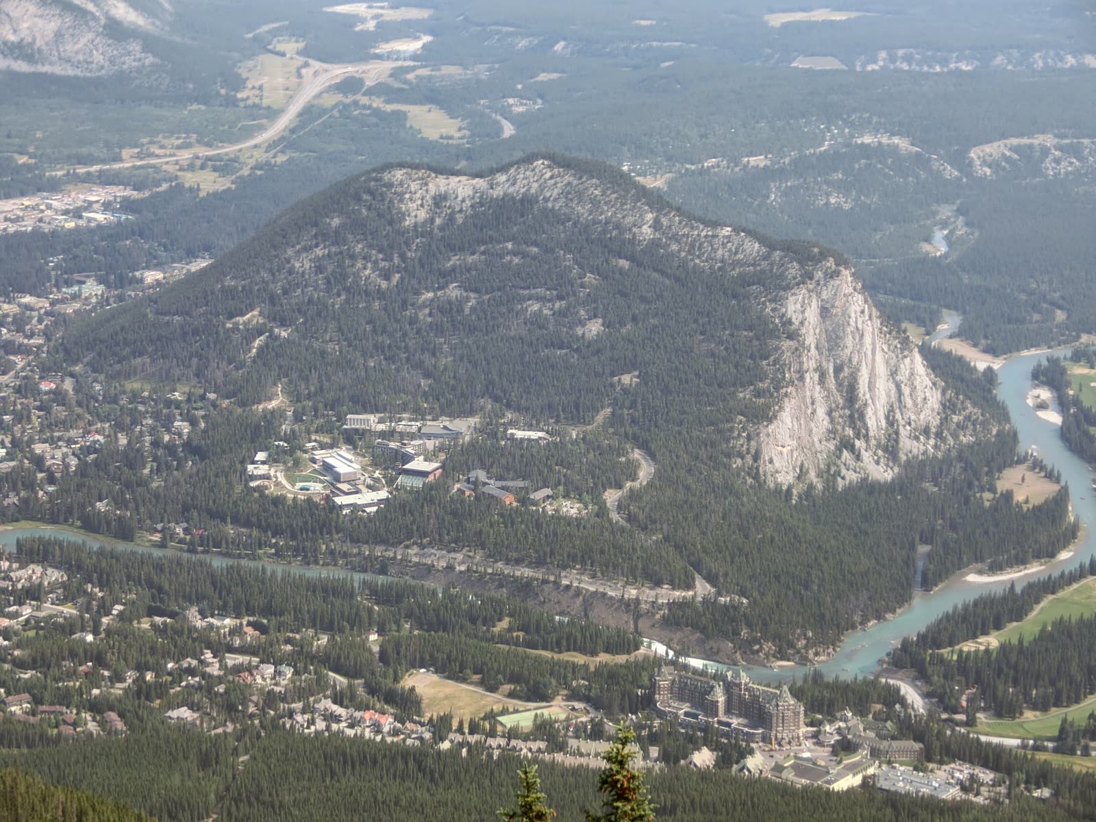 Banff Centre for Arts and Creativity below Tunnel Mountain, where Janet Cardiff began her audio walks