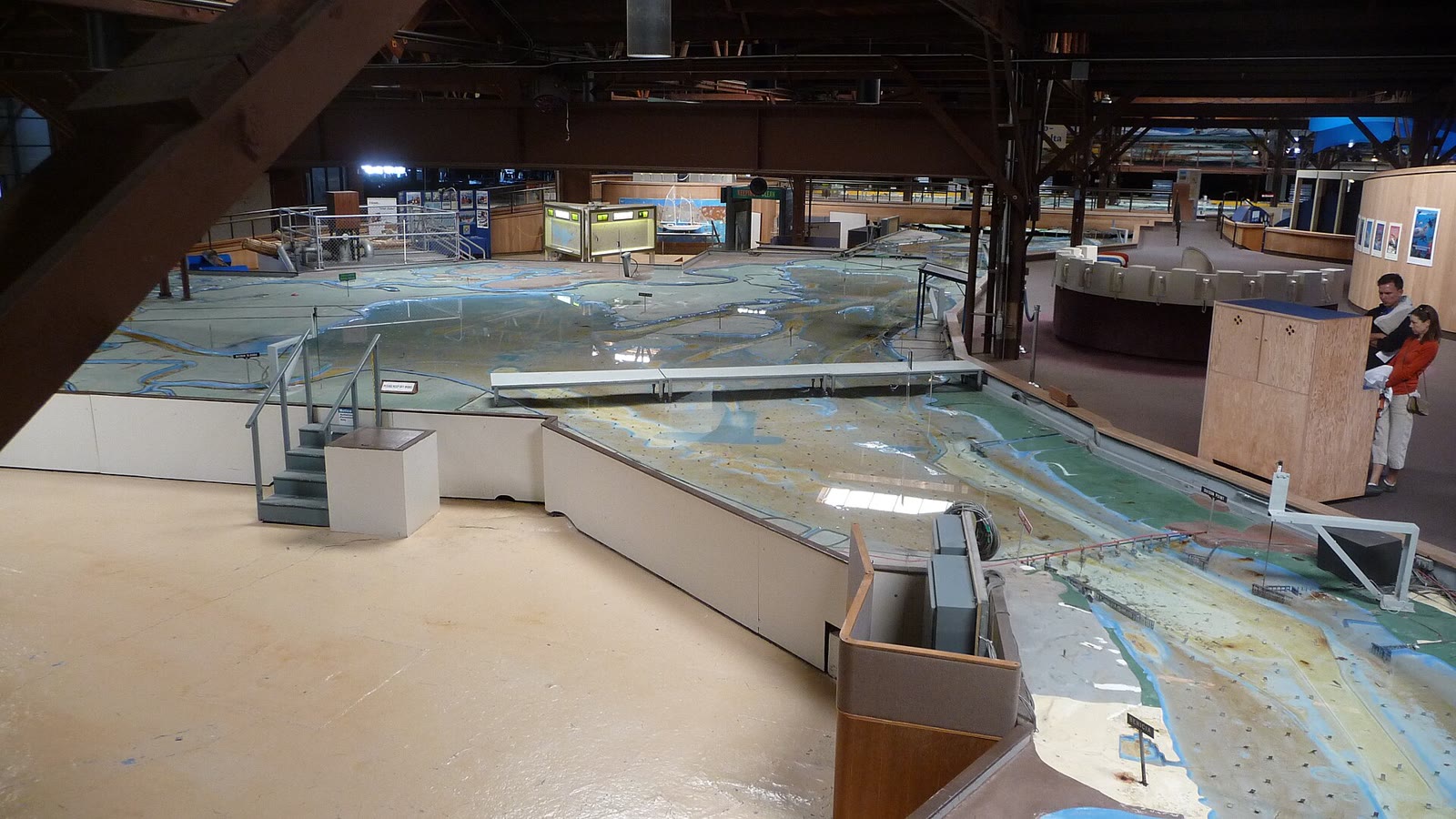 The U.S. Army Corps of Engineers Bay Model in Sausalito, photographed in 2008