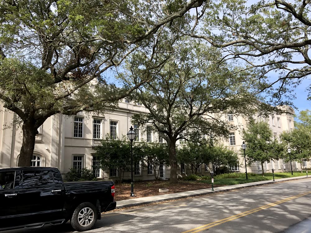 The Charleston Gaillard Center performing arts hall in Ansonborough, Charleston