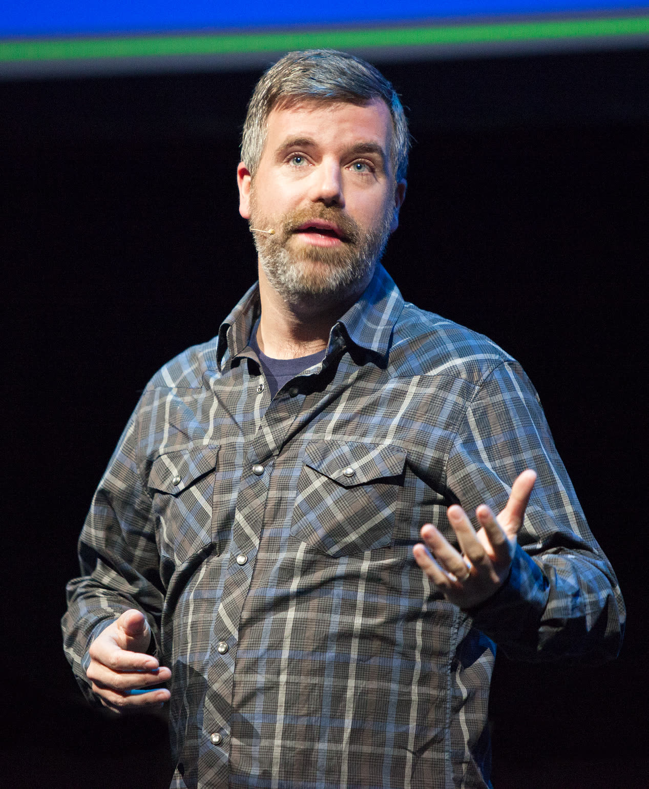 Portrait of Charlie Todd, founder of Improv Everywhere, at the Gulltaggen event in Oslo in May 2013