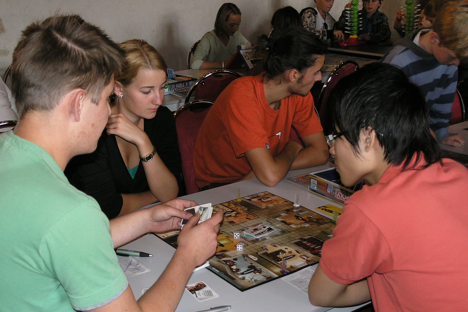 A game of Cluedo at the Hry a hlavolamy games fair in 2009