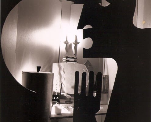 Archive photograph from Etiquette of the Undercaste, Antenna Theater's 1988 interactive performance installation