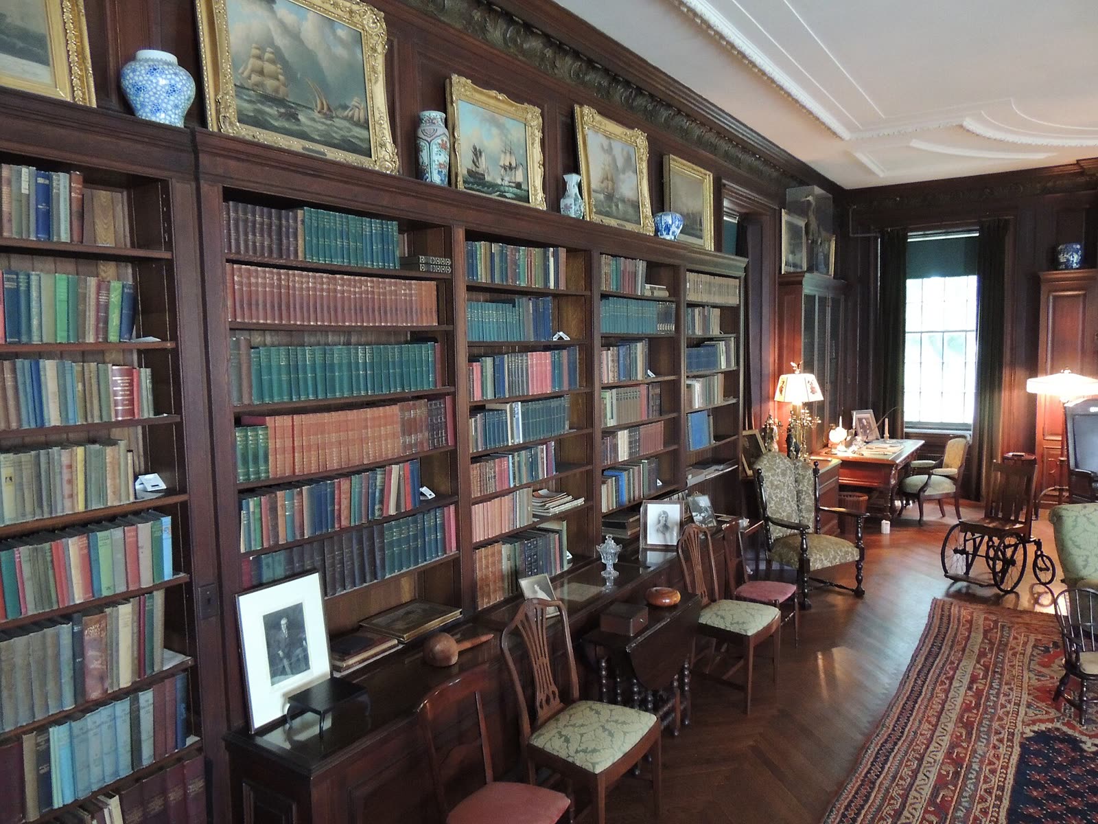 The Roosevelt home at the Home of Franklin D. Roosevelt National Historic Site in Hyde Park, New York
