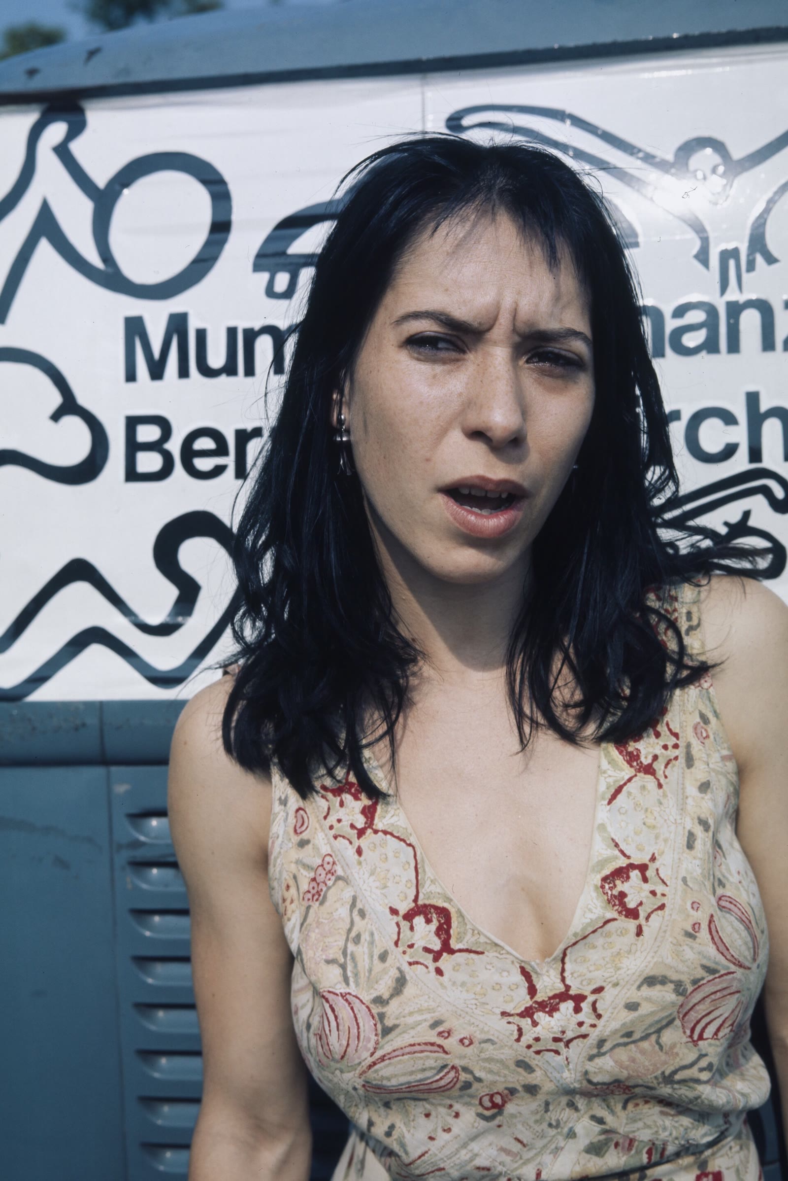 Portrait of Mummenschanz co-founder Floriana Frassetto in 1974