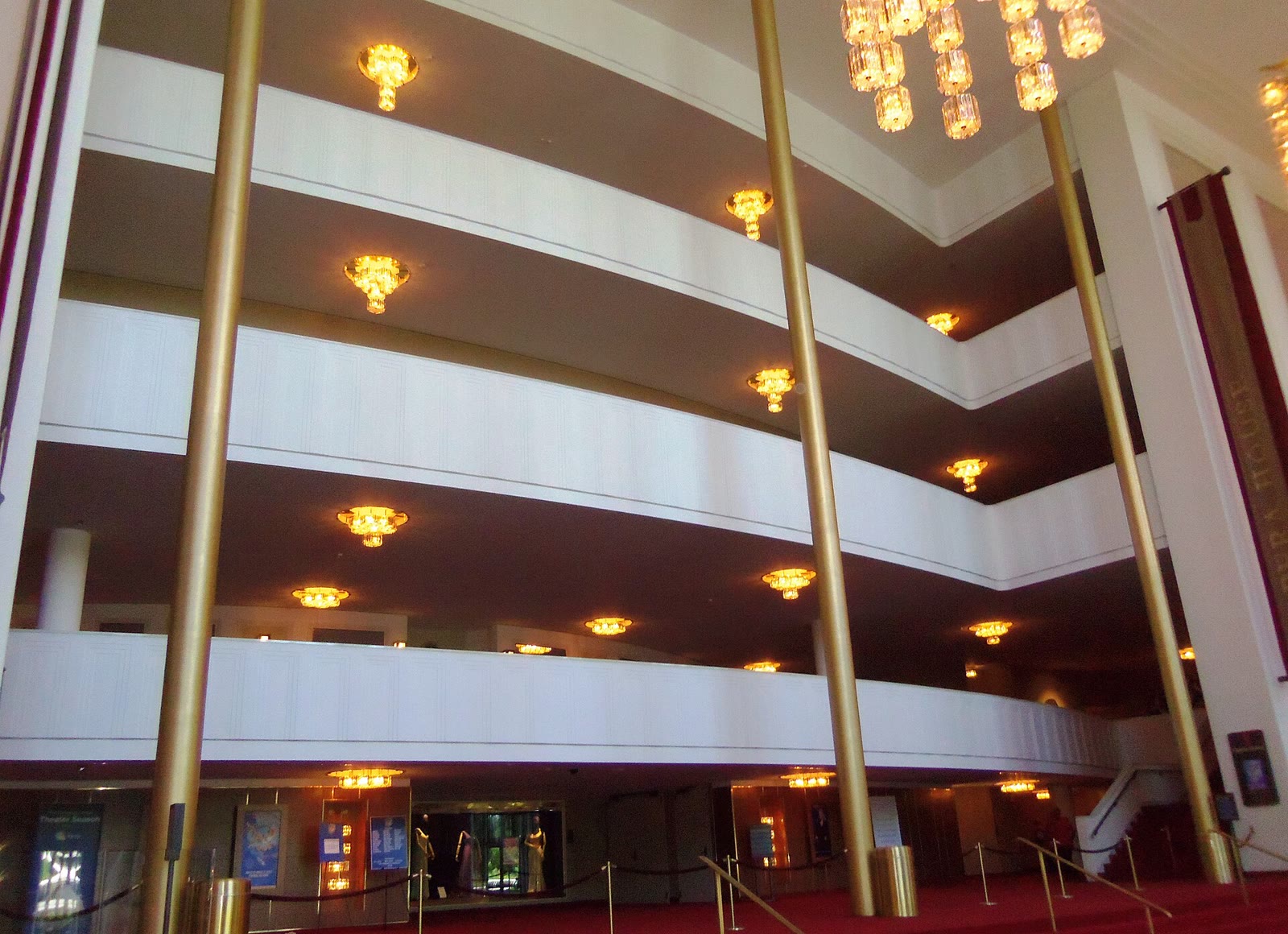 Entrance to the Opera House at the John F. Kennedy Center for the Performing Arts in Washington