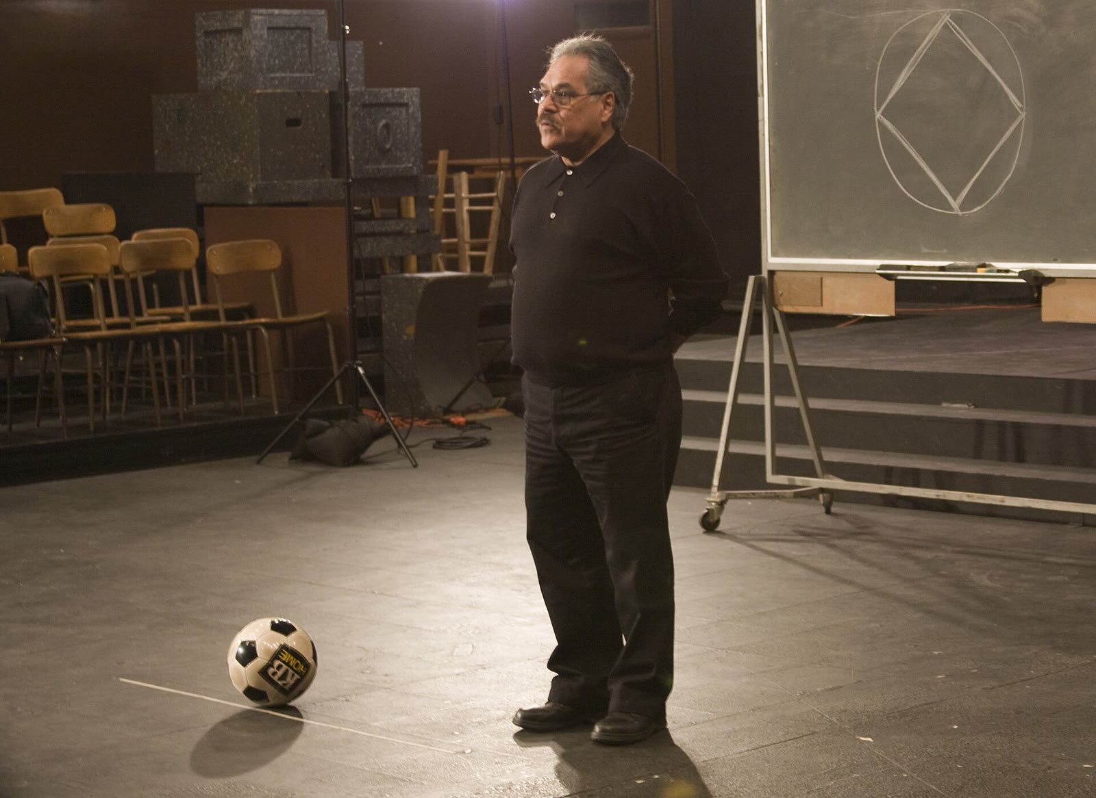 Playwright Luis Valdez photographed in March 2008