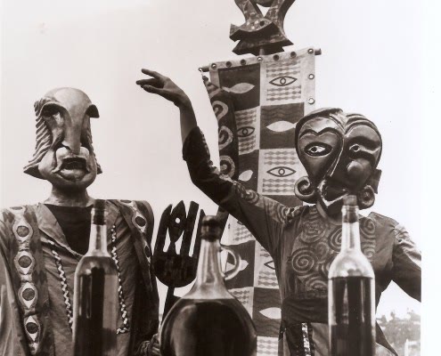 Archive production photograph from Antenna Theater's On Sight (in Sausalito)