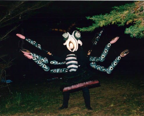 Archive photograph from Pandemonium, Antenna's nighttime outdoor theater adventure at Fort Barry, Marin Headlands