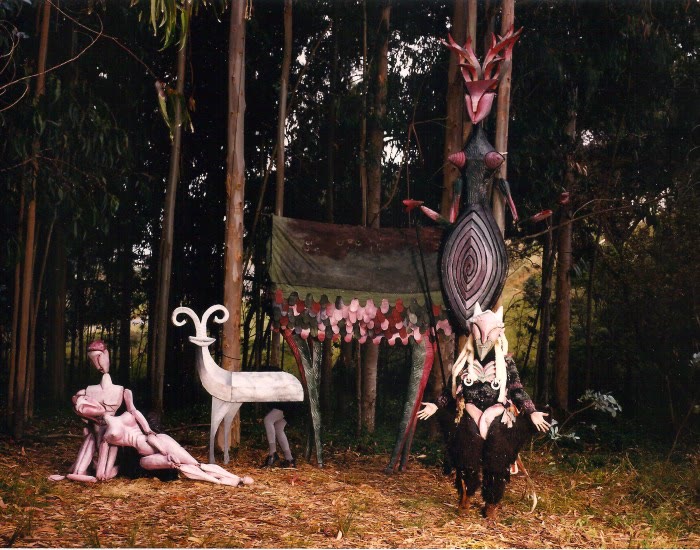 Archive production photograph from Antenna Theater's Pandemonium night walk at Fort Barry
