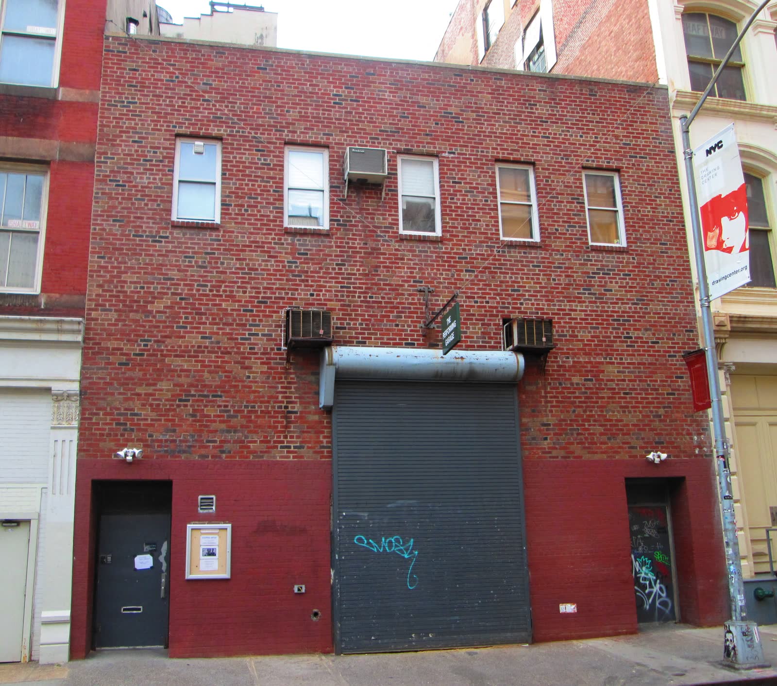 The Performing Garage at 33 Wooster Street in SoHo, home of environmental theatre in New York