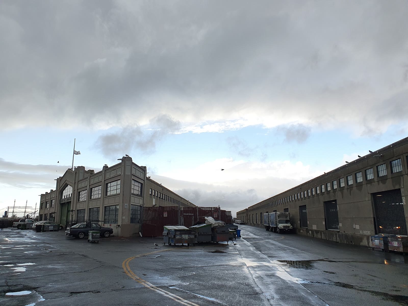 Pier 45 at Fisherman's Wharf in San Francisco, photographed in 2019
