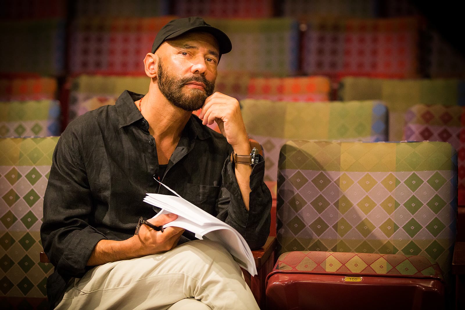Playwright Nilo Cruz at McCarter Theatre Center in Princeton, New Jersey