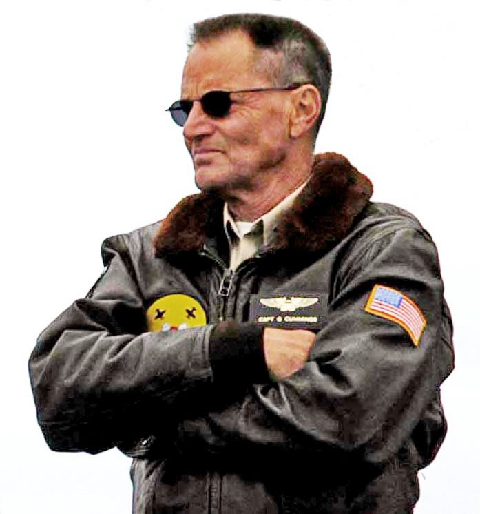 Head and shoulders portrait of playwright and actor Sam Shepard in later life