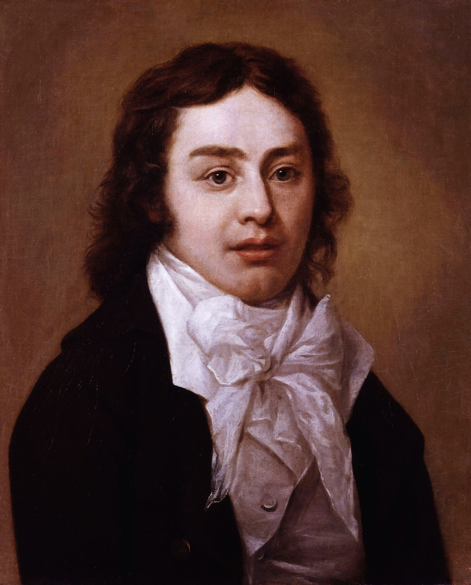 Portrait of the poet Samuel Taylor Coleridge, author of Kubla Khan, by Peter Vandyke