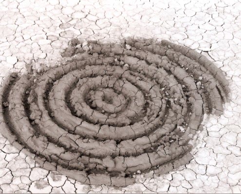 Archive photograph from Sands of Time at Burning Man in the Black Rock Desert, 1999
