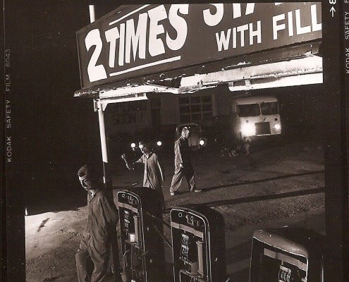 Archive photograph from Snake Theater's location piece Auto
