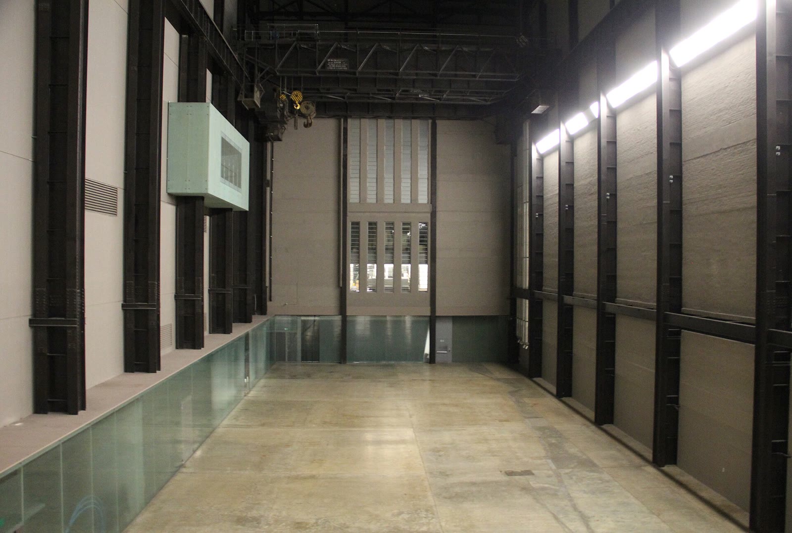 Visitors in the Turbine Hall of Tate Modern in London