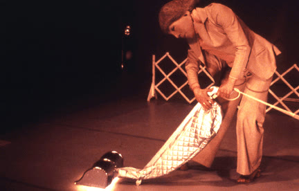 Archive production photograph from Vacuum, Antenna Theater's first play